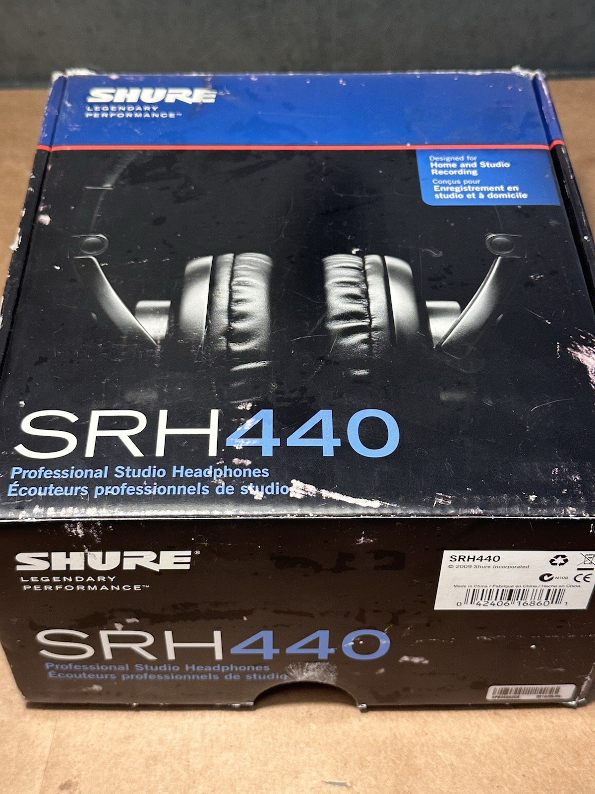 Shure SRH440 Closed Back Professional Studio Headphones New