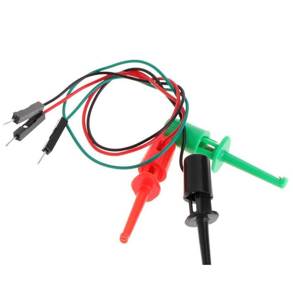 Handy Test Hook Clips for Secure Multimeter Connections Assorted Colors