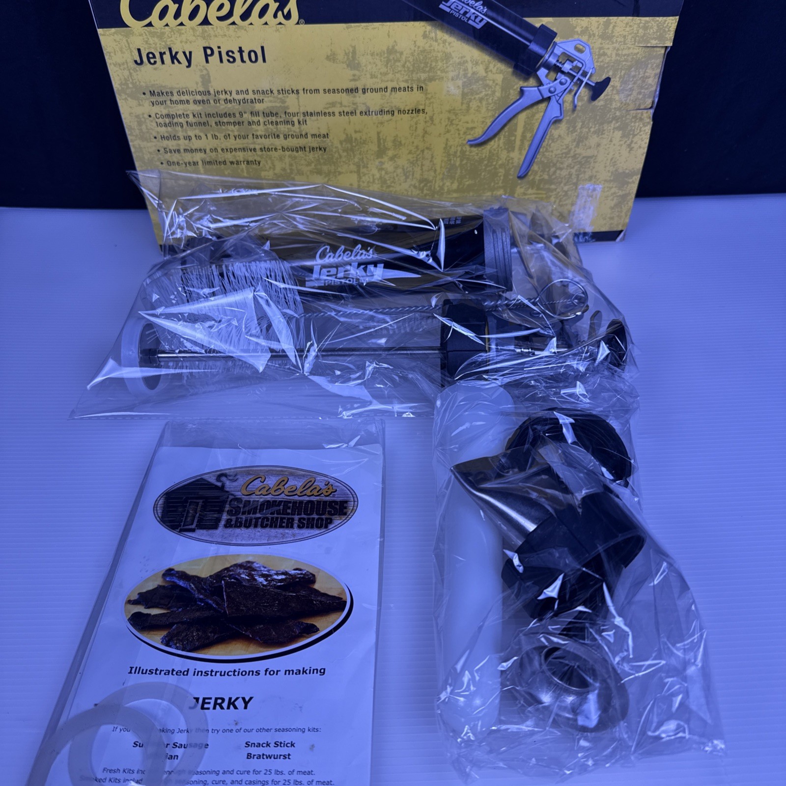 Cabelas 9” Jerky Pistol Open Box