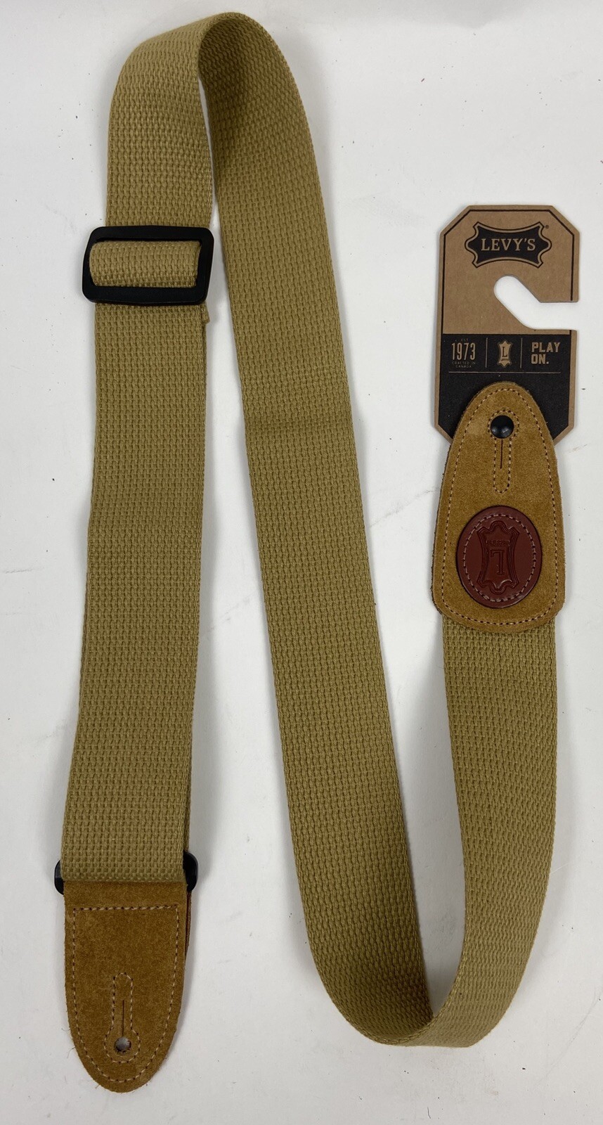 Levys Leathers Ltd. 2" Wide Tan Cotton Guitar Strap / Tan