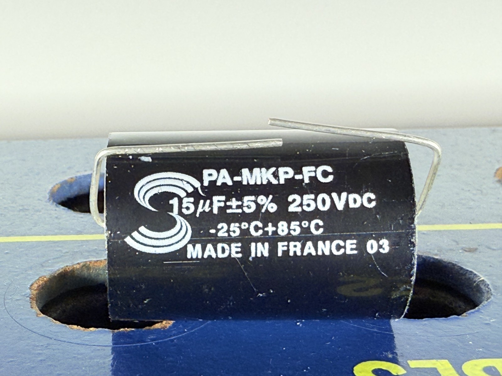 Solen 15uF 15MFD 250vdc (400vac) NOS France PA-MKP-FC Audio Capacitor