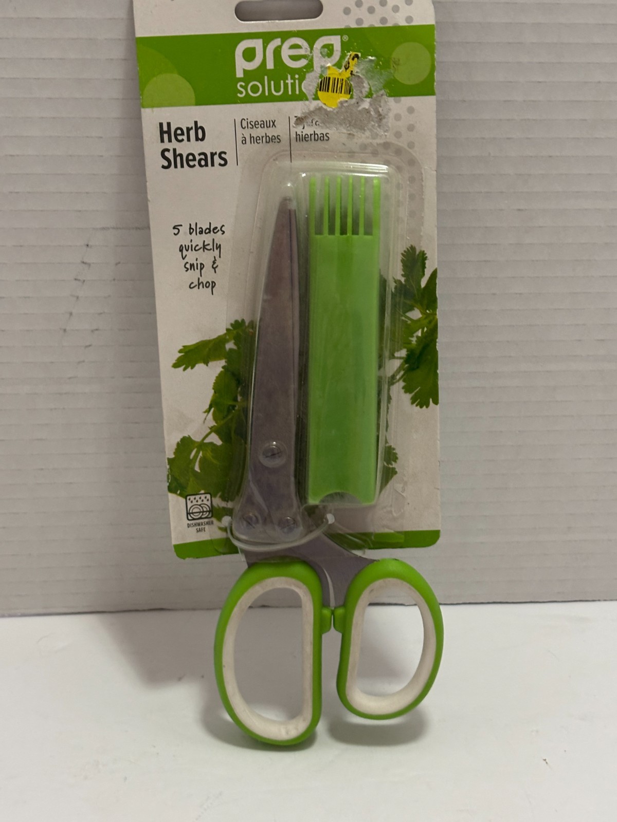 Progressive Prep Solutions Herb Shears 5 Blades Snip Chop Brand New Sealed Pack