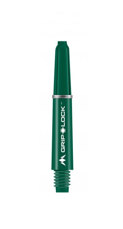 Mission GripLock Dart Shafts Green Short 34mm 3er Set