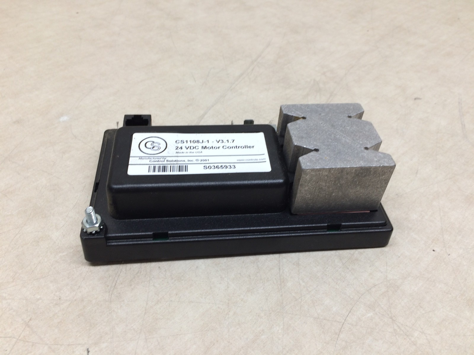 Control Solutions CS1108J-1-V3.1.7 24VDC Motor Controller