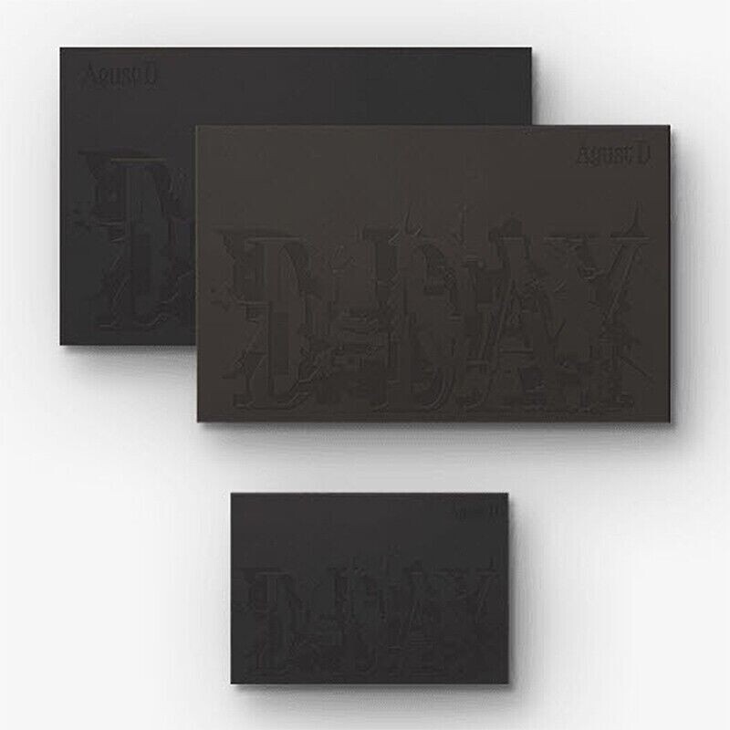 BTS SUGA AGUST D [D-DAY] Album 3 Ver SET(VERSION 01+VERSION 02+WEVERSE)+GIFT