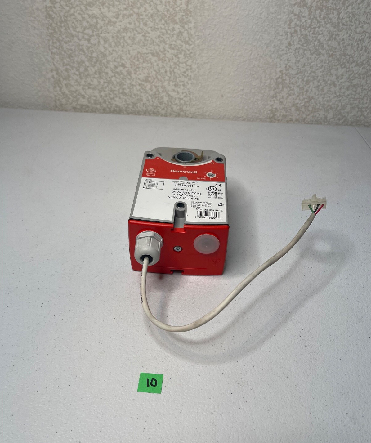Honeywell HF23BJ061 Spring Return Actuator