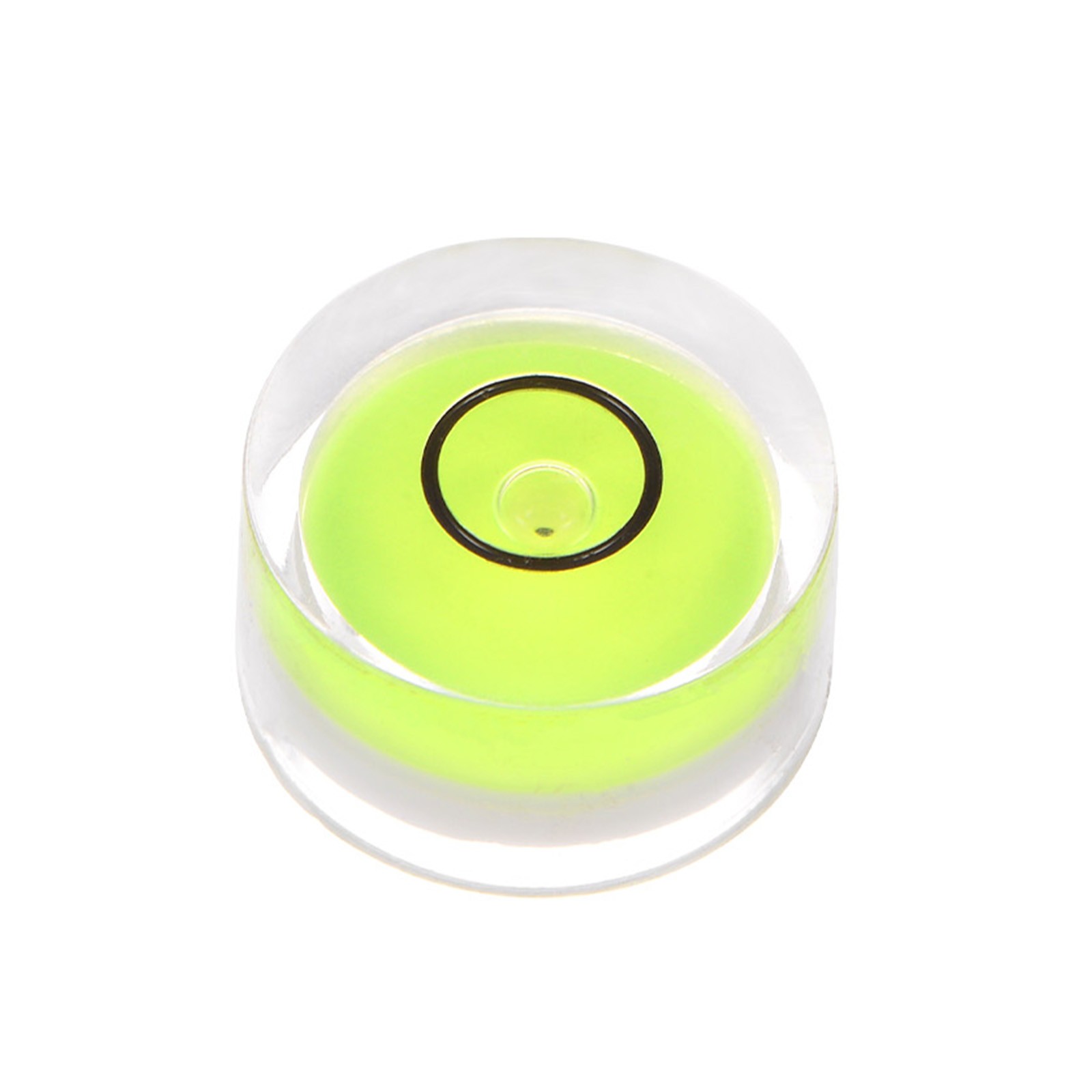 Round Bubble Level 15x8mm Mini Circular Bullseye Spirit Levels, Green