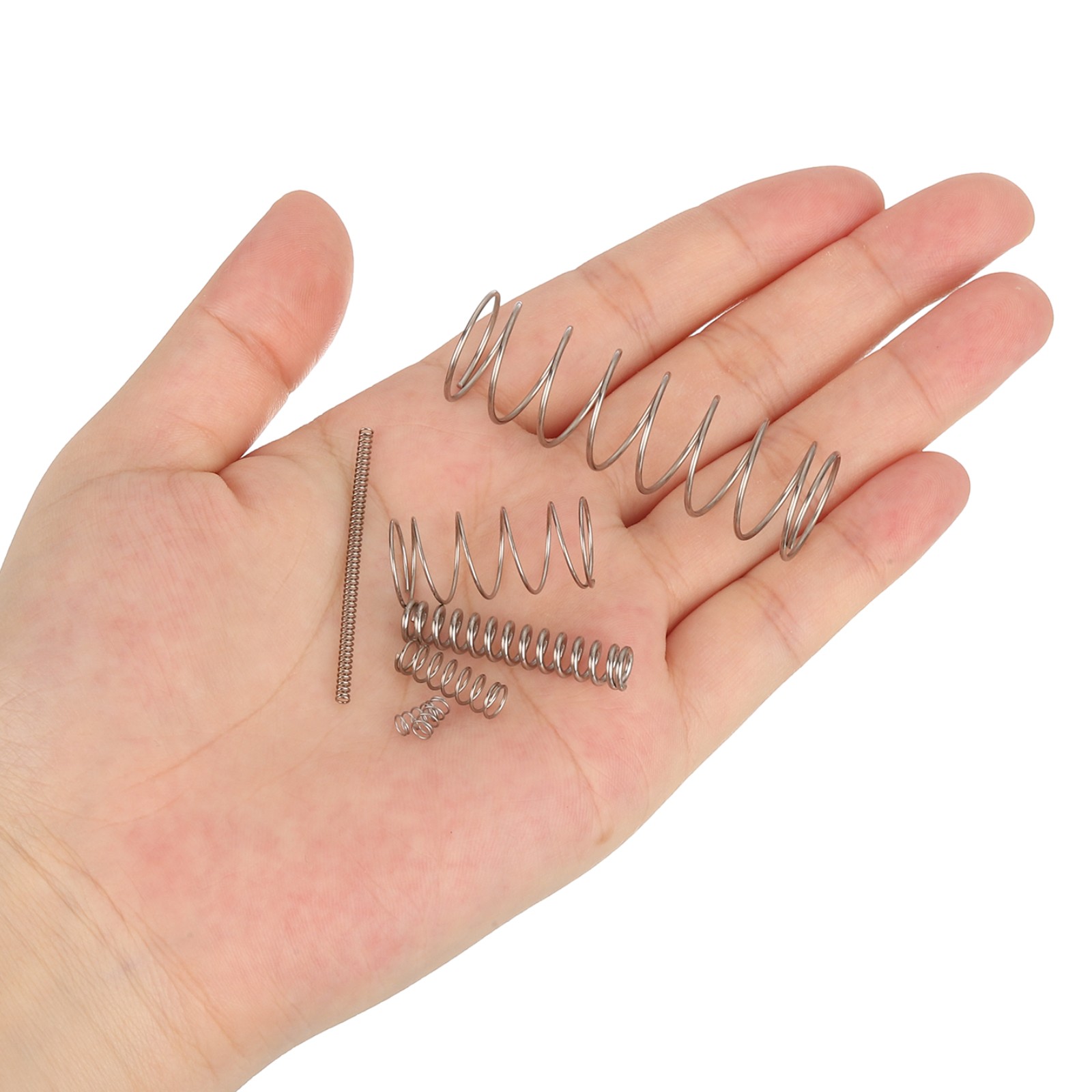 0.6Mmx7mmx15mm stainless steel 304 compression silver 10pcs