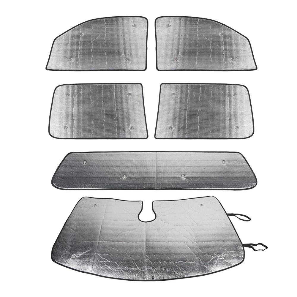 ☀ Full Window Sunshade Visor Reflective UV Block Cover for Dodge Ram 1500 2018+
