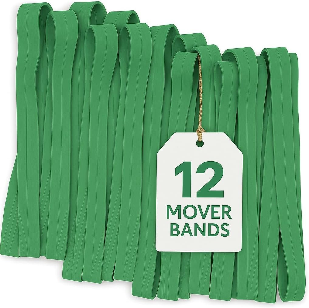 Extra Large 12-Pack of 30" Rubber Bands for Secure Pallet & Blanket Holding
