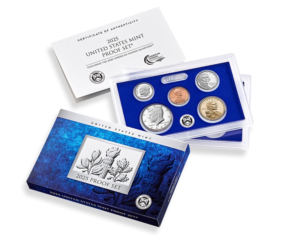 2025 S US Mint Proof Set - 10 Coins w/ Box & COA - 25RG