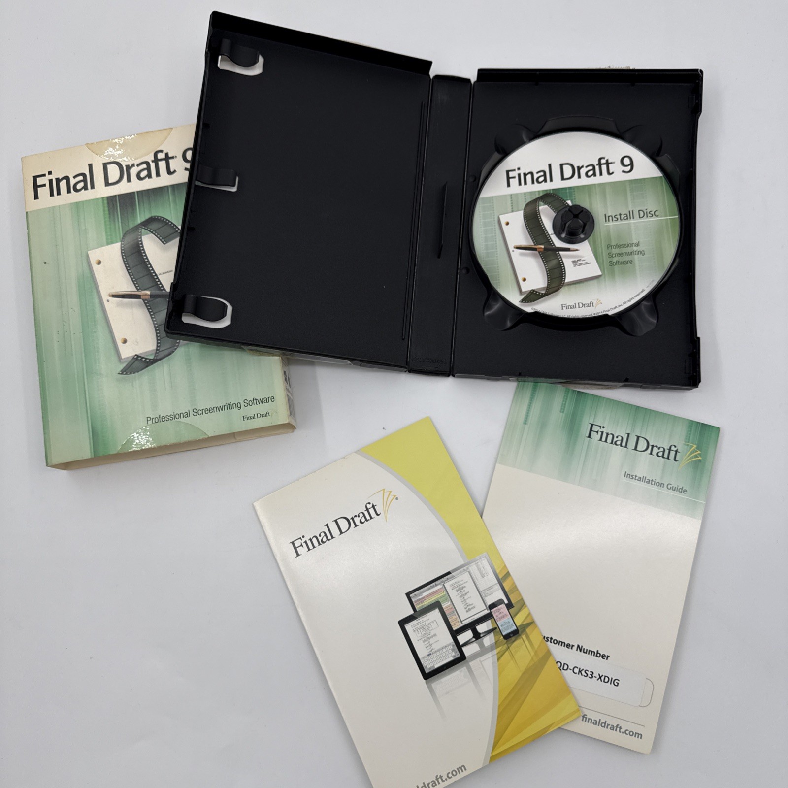 Final Draft 9 Screenwriting Legacy Software [Software 2014] Windows / Mac