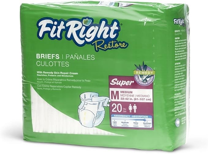 Fitright Restore Briefs, Fit restore  size M, Packaging may vary