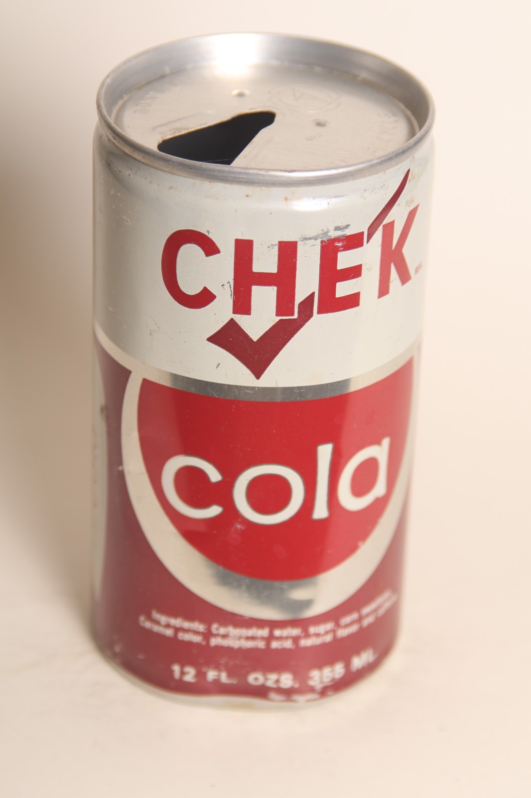 Chek Cola soda can - A/A