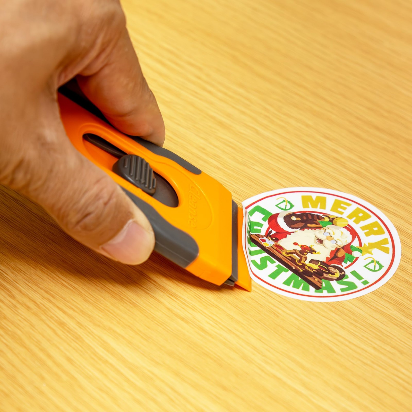100Pcs Blade Plastic Razor Scraper with Retractable Blade: Without...