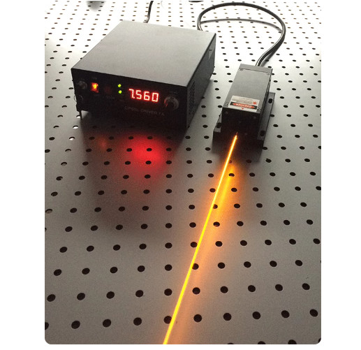 589nm solid-state Laser 100mw-500mw Research yellow light+Adjustable power suppl