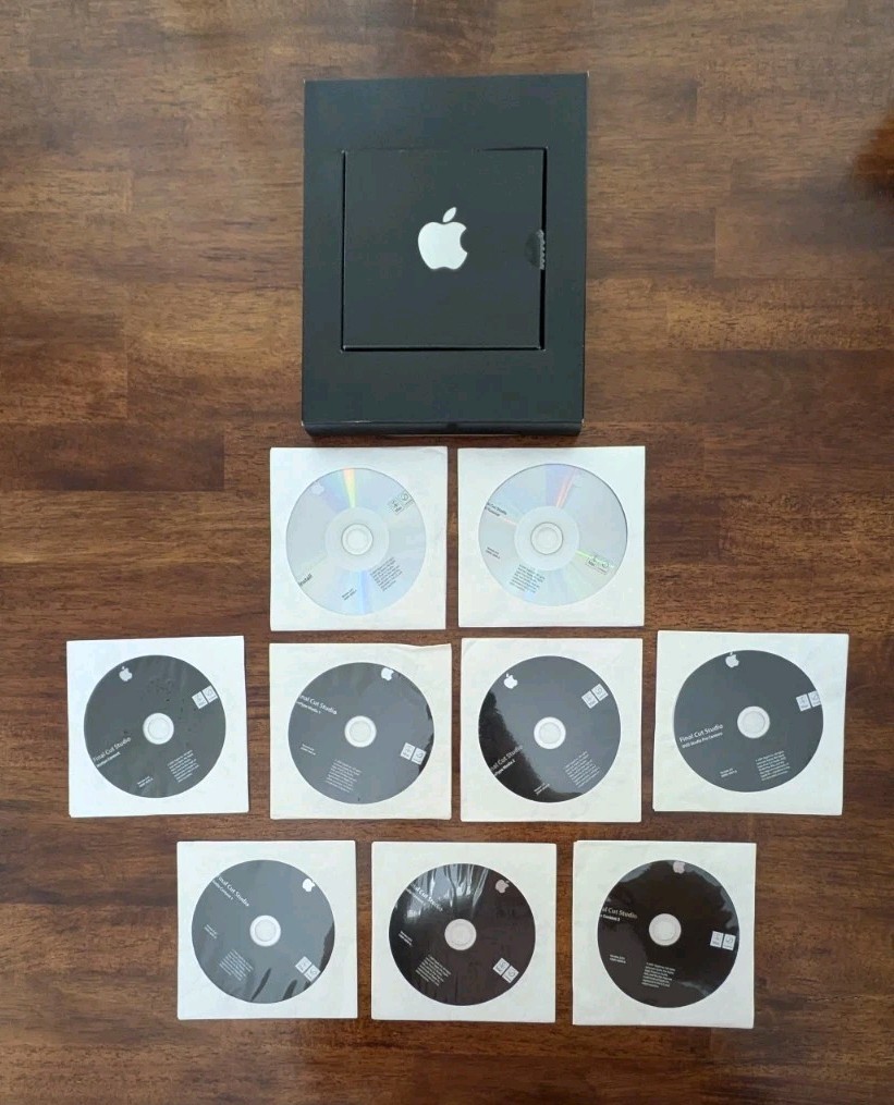 Apple FINAL CUT STUDIO 2 Complete! Video Audio Production Software Manuals EUC