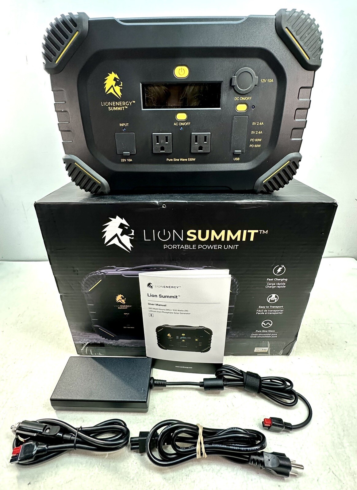 LIONSUMMIT LION ENERGY POWER STATION PORTABLE POWER UNIT