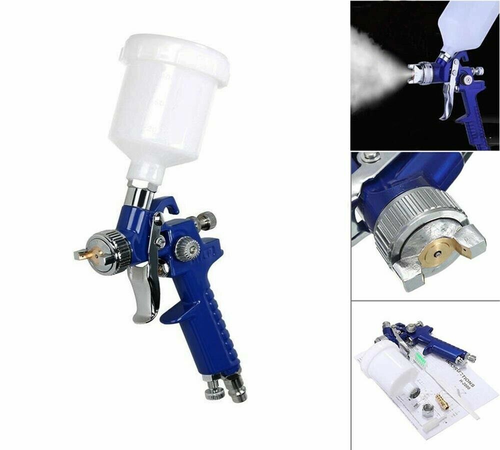 Spray Gun 0.8mm Airbrush Drop Tank 100ml Compressed Air