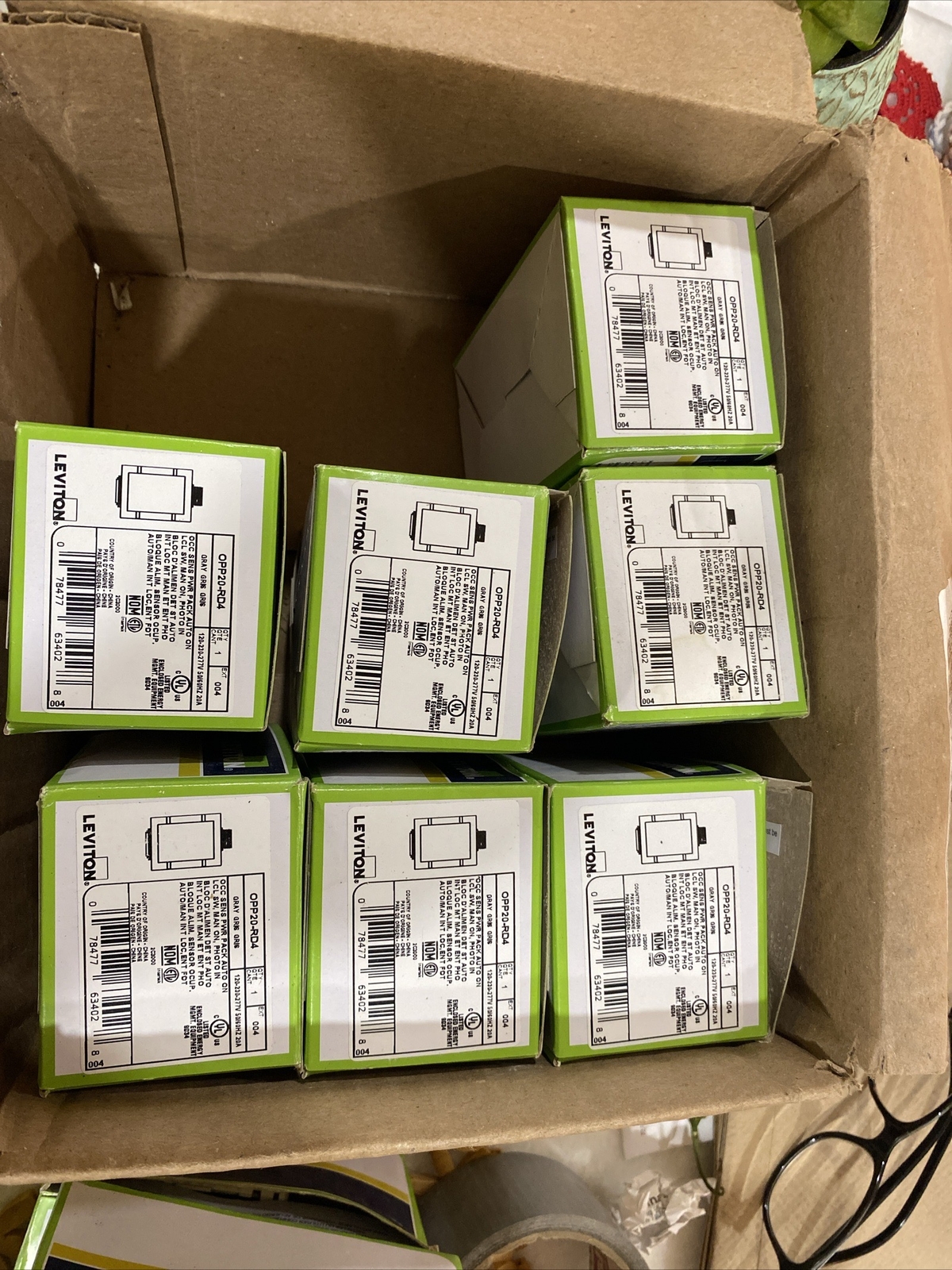 LEVITON OPP20-RD4 OCCUPANCY SENSOR POWER PACK, 120/277VAC INPUT, 24VDC OUT