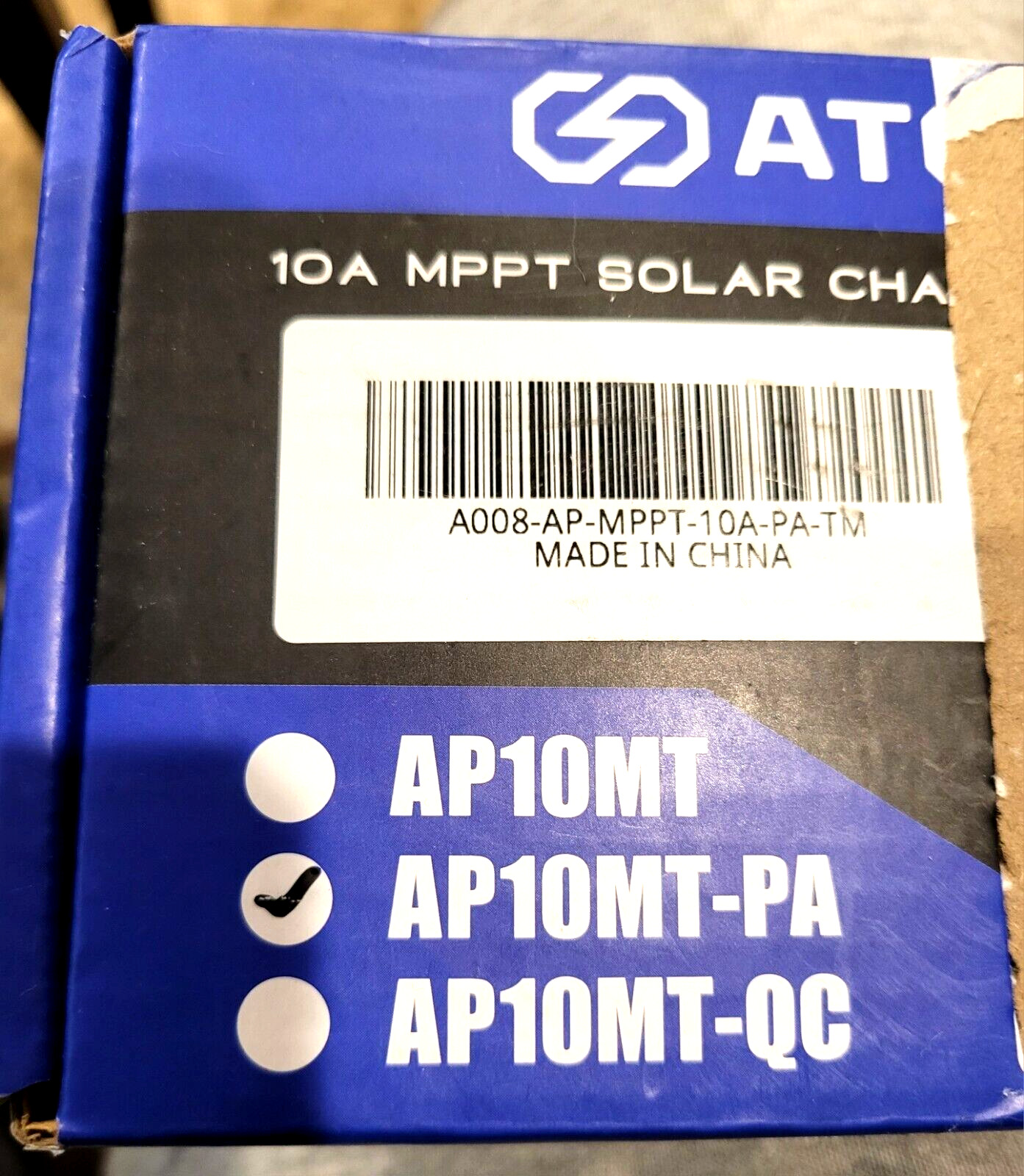 10A MPPT Solar Charge Controller 12/24 Volt - AP10MT -PA - NEW/DAMAGED BOX