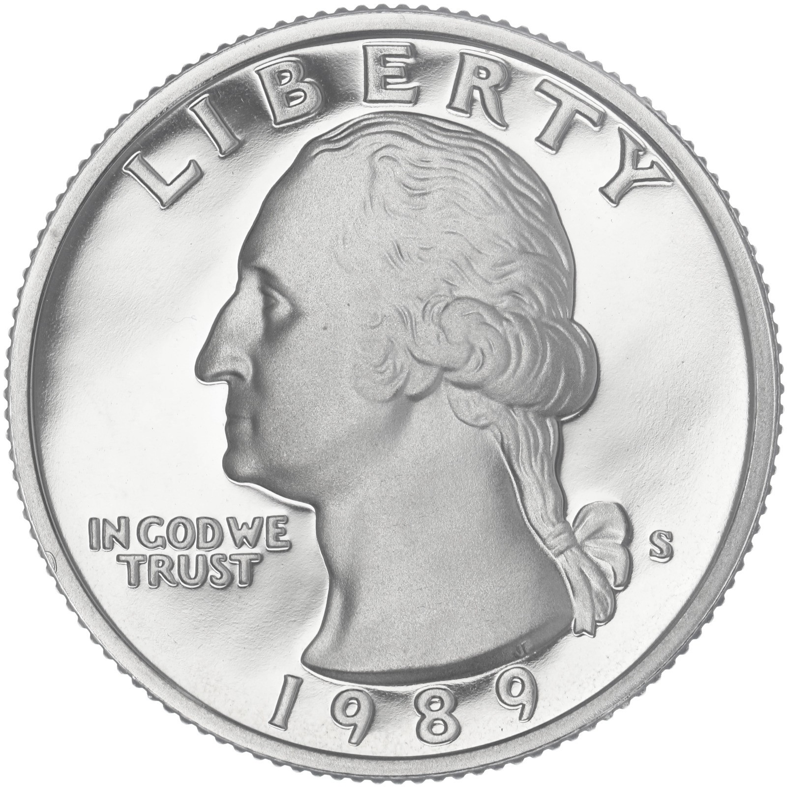 1989 S Washington Quarter Gem DCam Proof CN-Clad