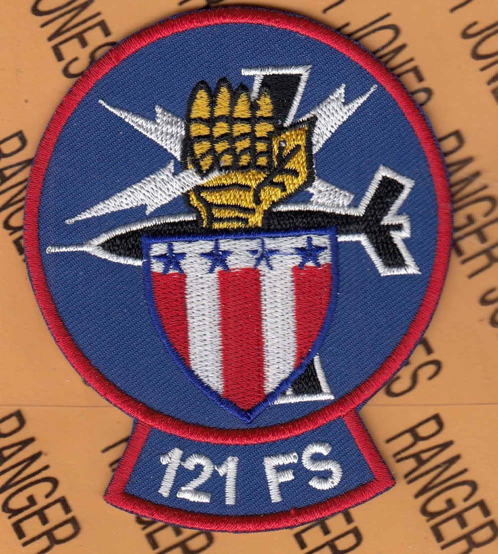 USAF Air Force 121st Fighter Squadron FS Capital Guardians ~3.5" patch c/e