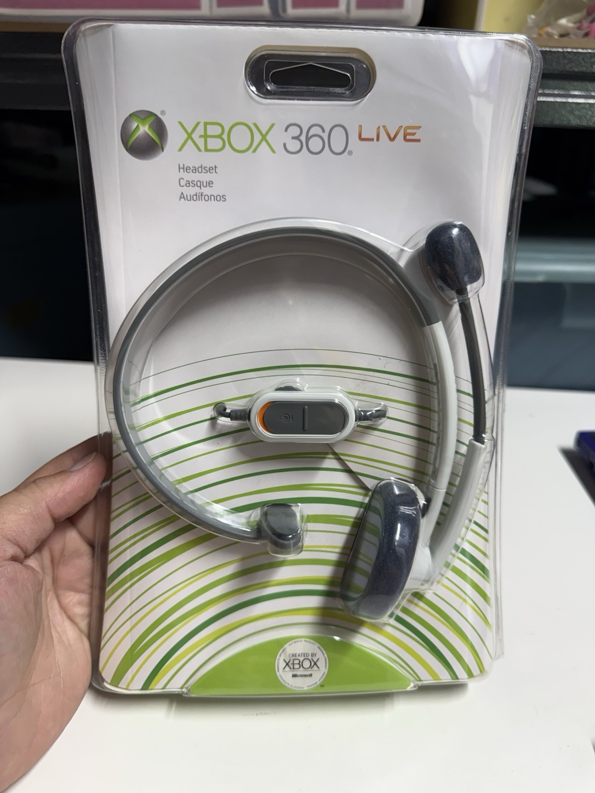 Microsoft Communicator White/Gray Headband Headsets
