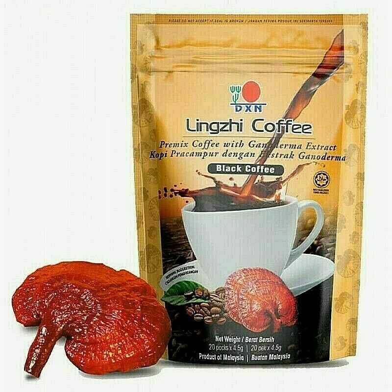 10 Packs DXN Lingzhi Black Coffee Ganoderma Reishi Instant Classic Cafe New USA