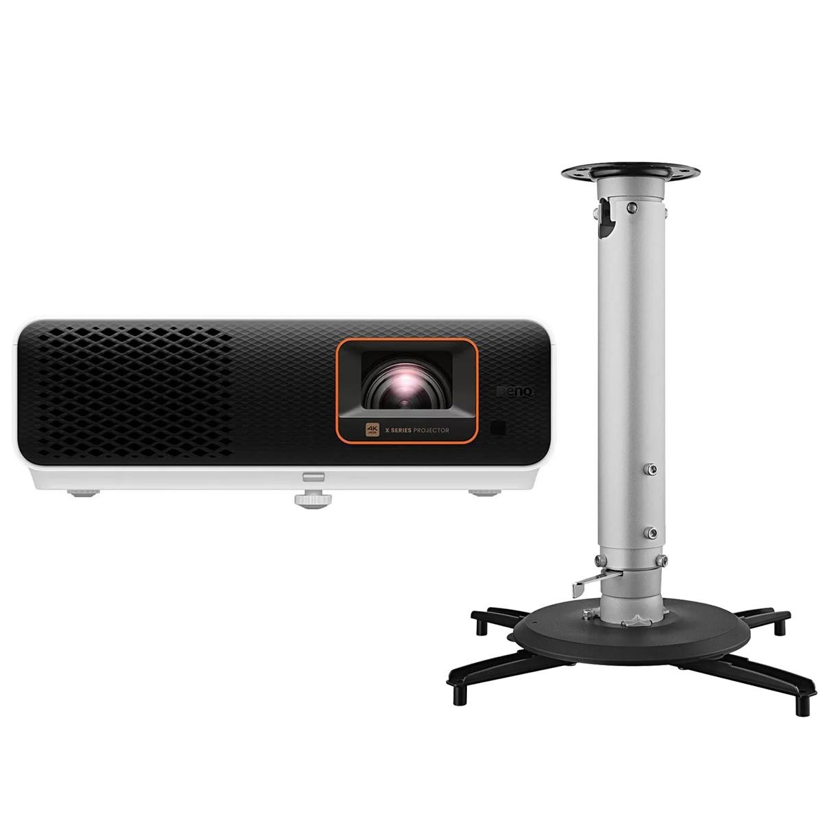 BenQ X500i 4K Ultra HD HDR 4LED Short Throw DLP Gaming Projector, Bundle with CM