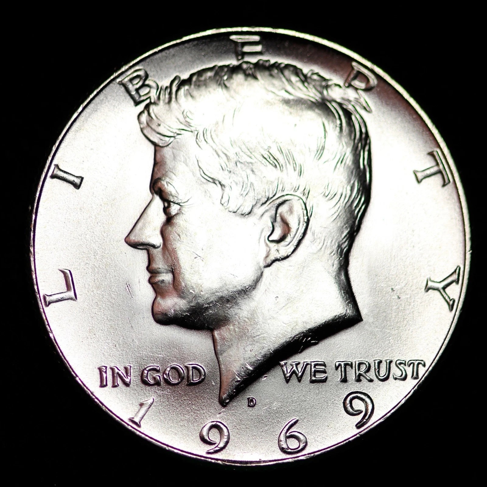 1969-D BU KENNEDY 50c ~ 40% SILVER ~ BUY 1 or MORE at DISCOUNT ~ FREE SHIPPING