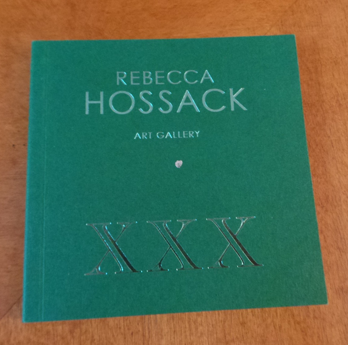 Rebecca Hossack Art Gallery Color Catalog Brochure 4" x 4" c 2017 NF