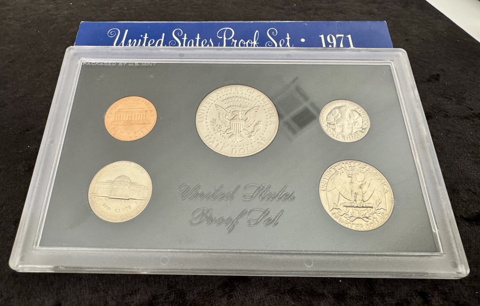 1971 U.S. Proof Set Original Government Packaging Complete Clean Set