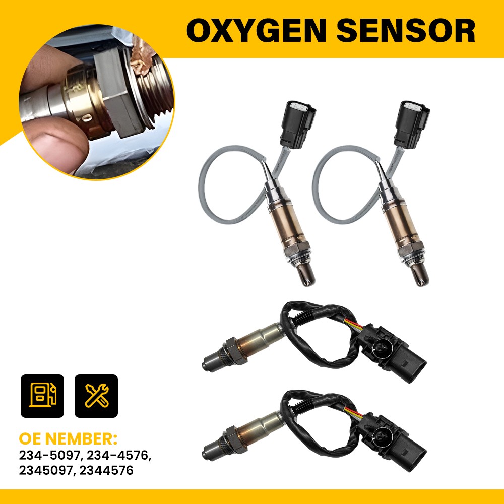 Up+Downstream Oxygen O2 Sensors For Ford F250 F350 Super Duty 6.2L V8 2012-2020