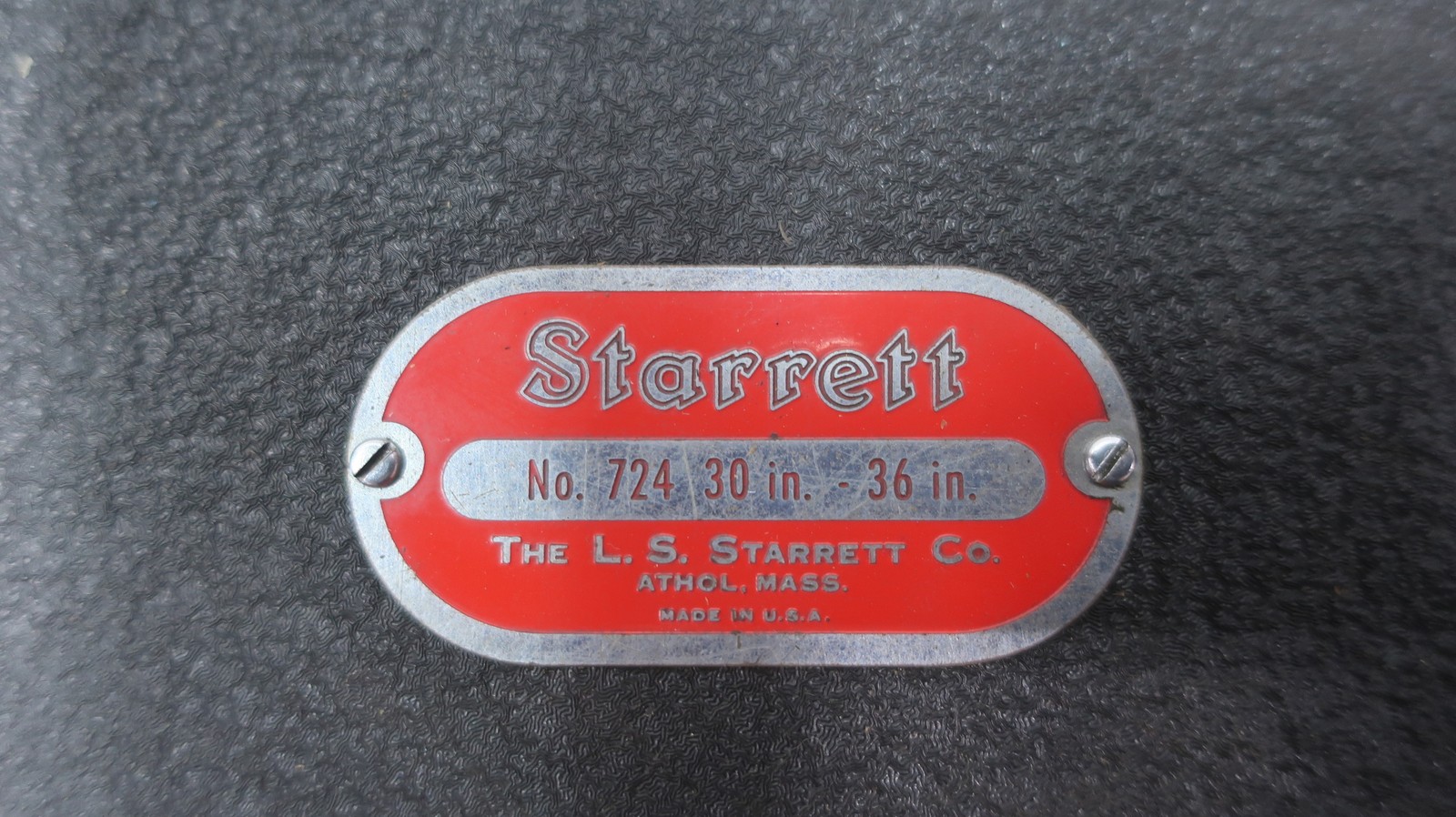 Starrett 724 Micrometer 30-36in