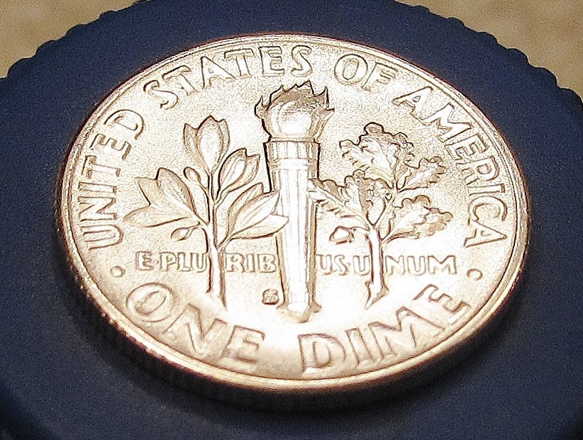 1955 S Rosy Choice/ Gem BU Dime 90% Silver Blazing Original Luster # 517