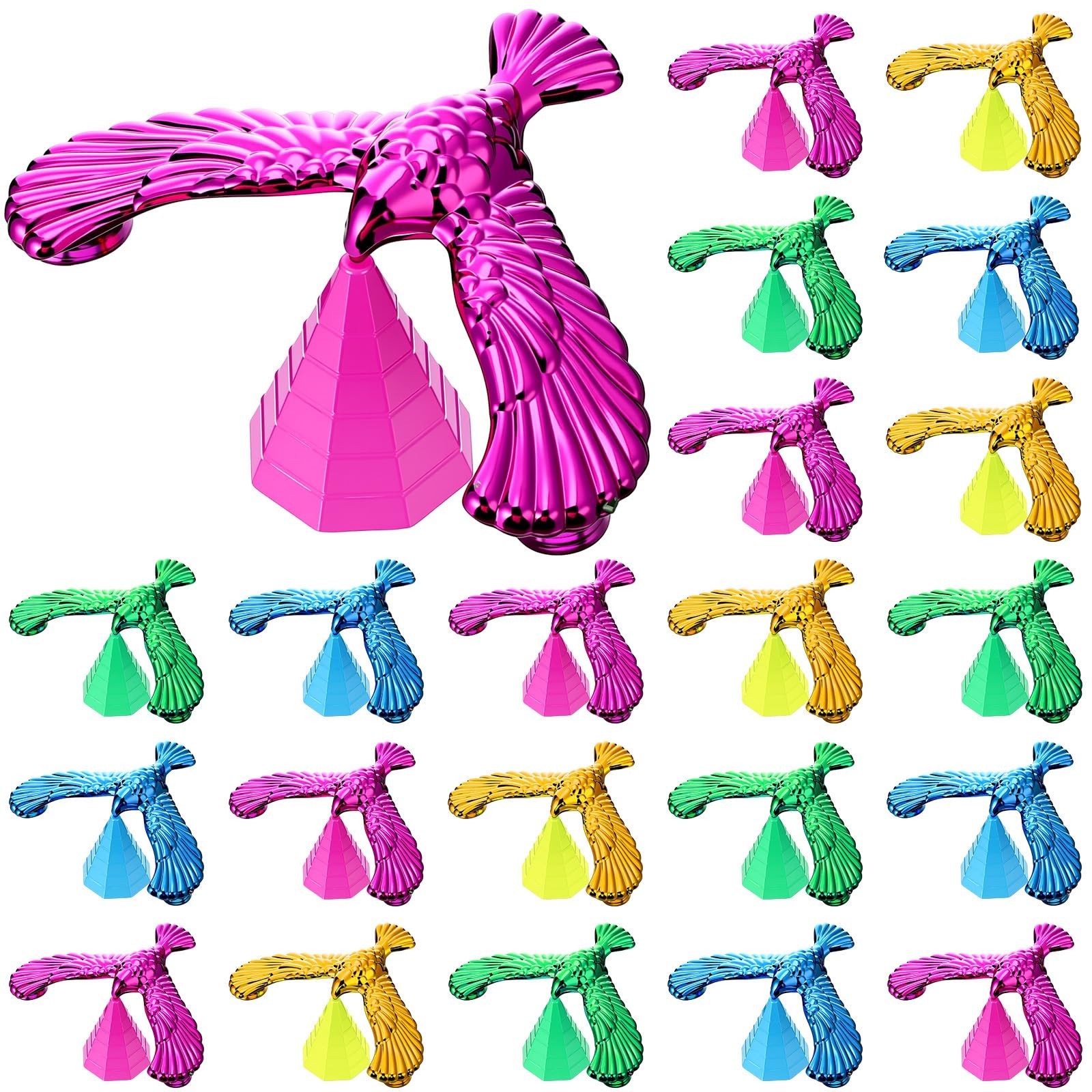 24 Pcs Balance Bird Gravity Set - Eagle Science Physics Toys for Kids & Classroo