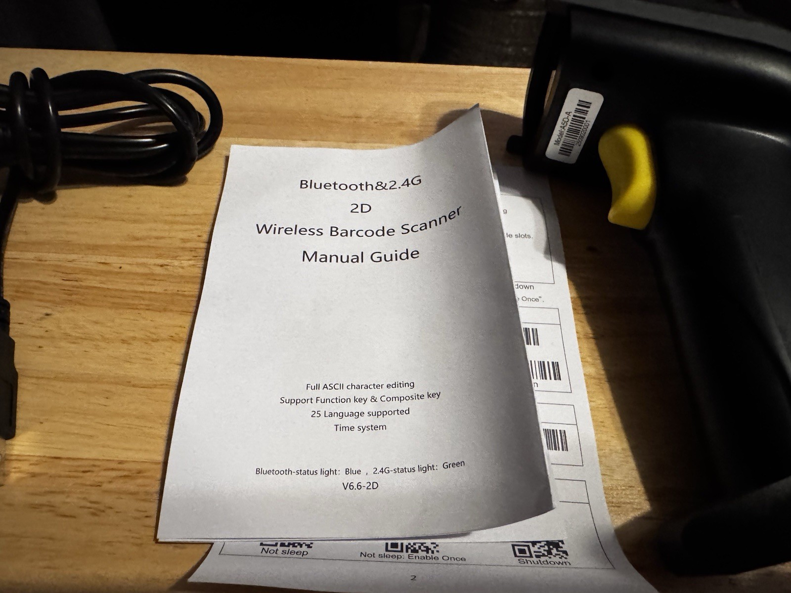 Wireless Barcode Bar Code Scanner