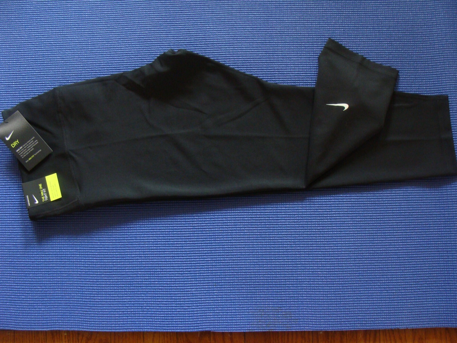 Women's Nike One Cropped Tights Black CU2915 010 Size 1X