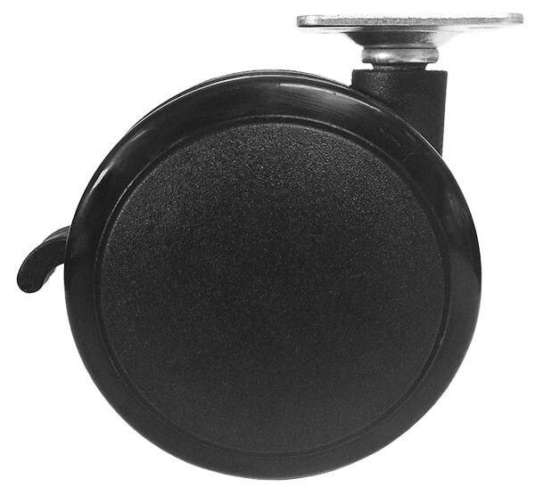 3’’ Furniture Caster w/ Manual Brake & Mounting Plate | Set of 5 | R-S4818-5/Bag