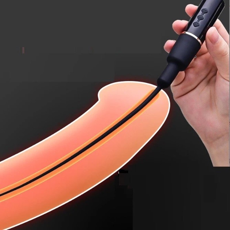 10 Frequency MALE Silicone Urethral Sounds Penis-Urethral Plug-Stretcher Dilator