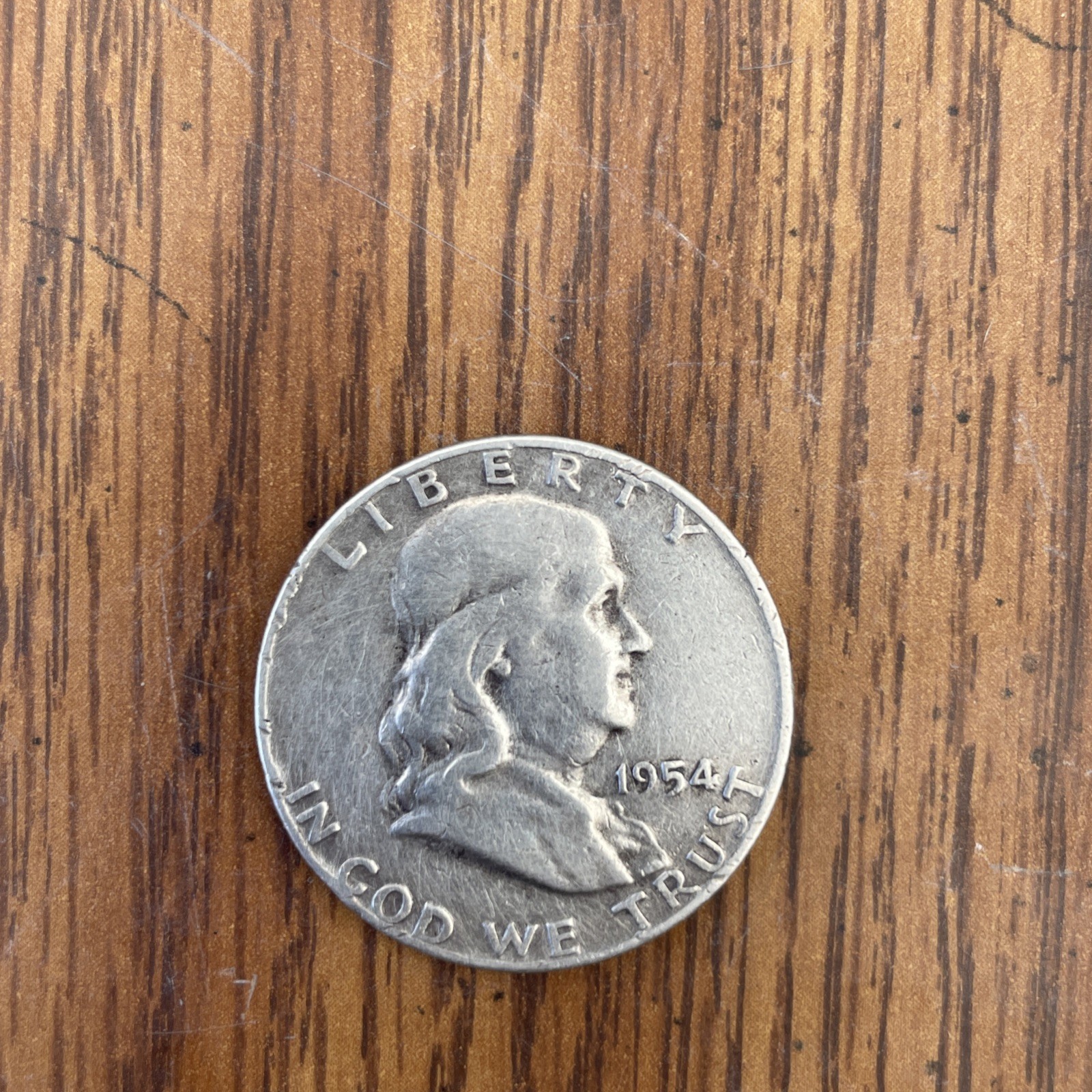 1954 D Franklin Half Dollar