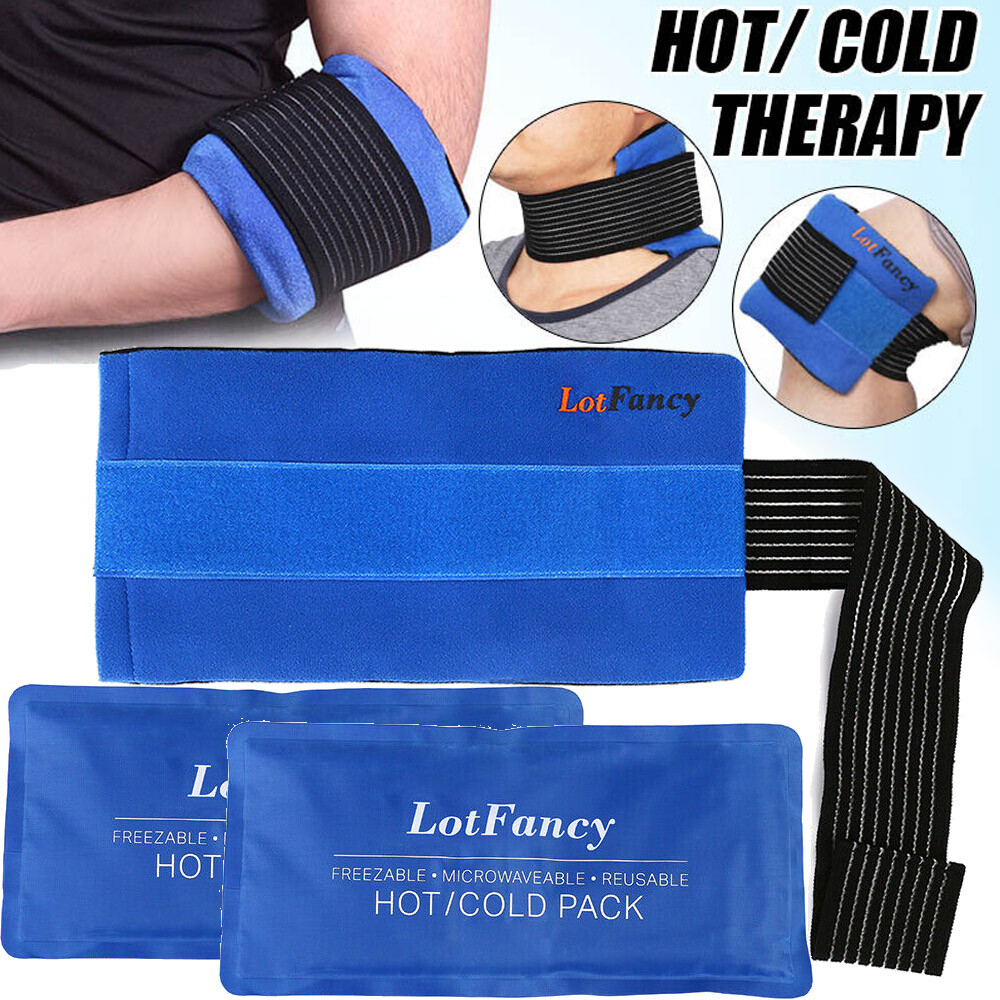 Reusable Head Gel Ice Packs Neck Wearable Migraine Relief Hot Cold Therapy Pack
