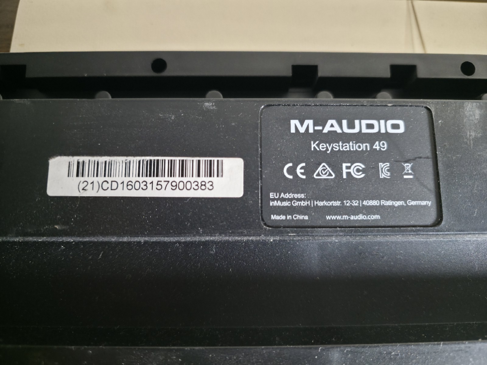 M-Audio Keystation 49-ES USB MIDI Controller Keyboard Black