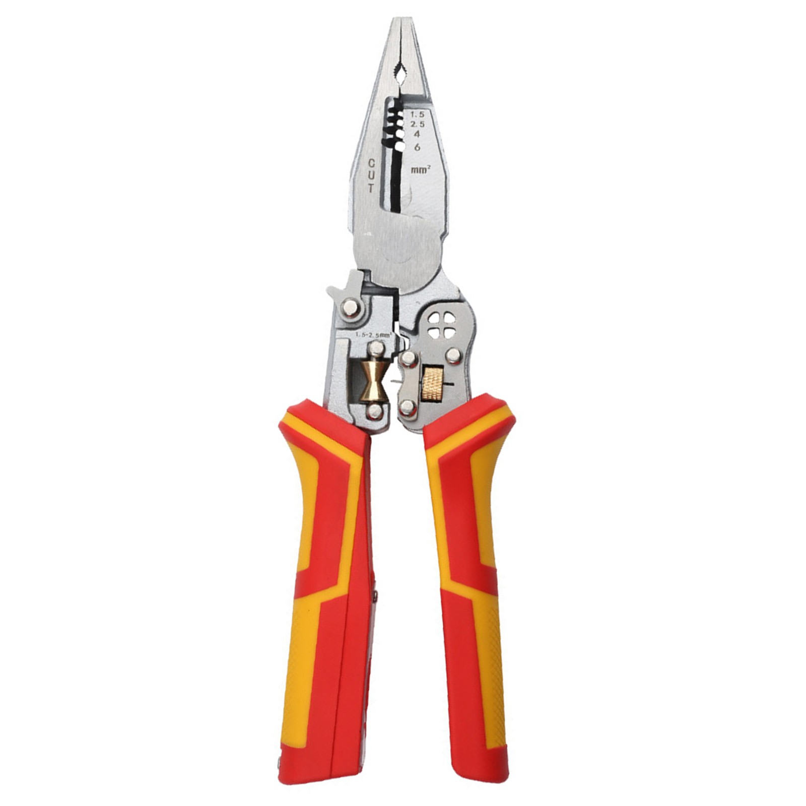 Multi Function Wire Stripper Tool with AC DC Voltage Tester and Wire Twister