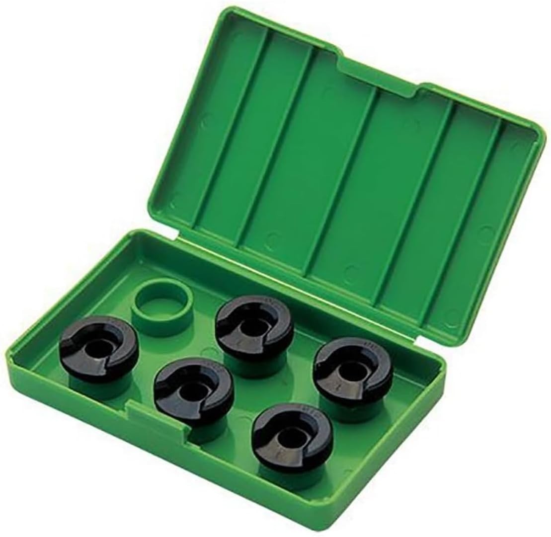 - 5 Clearly Marked Black Oxide Finished Shellholders in .002" Increments