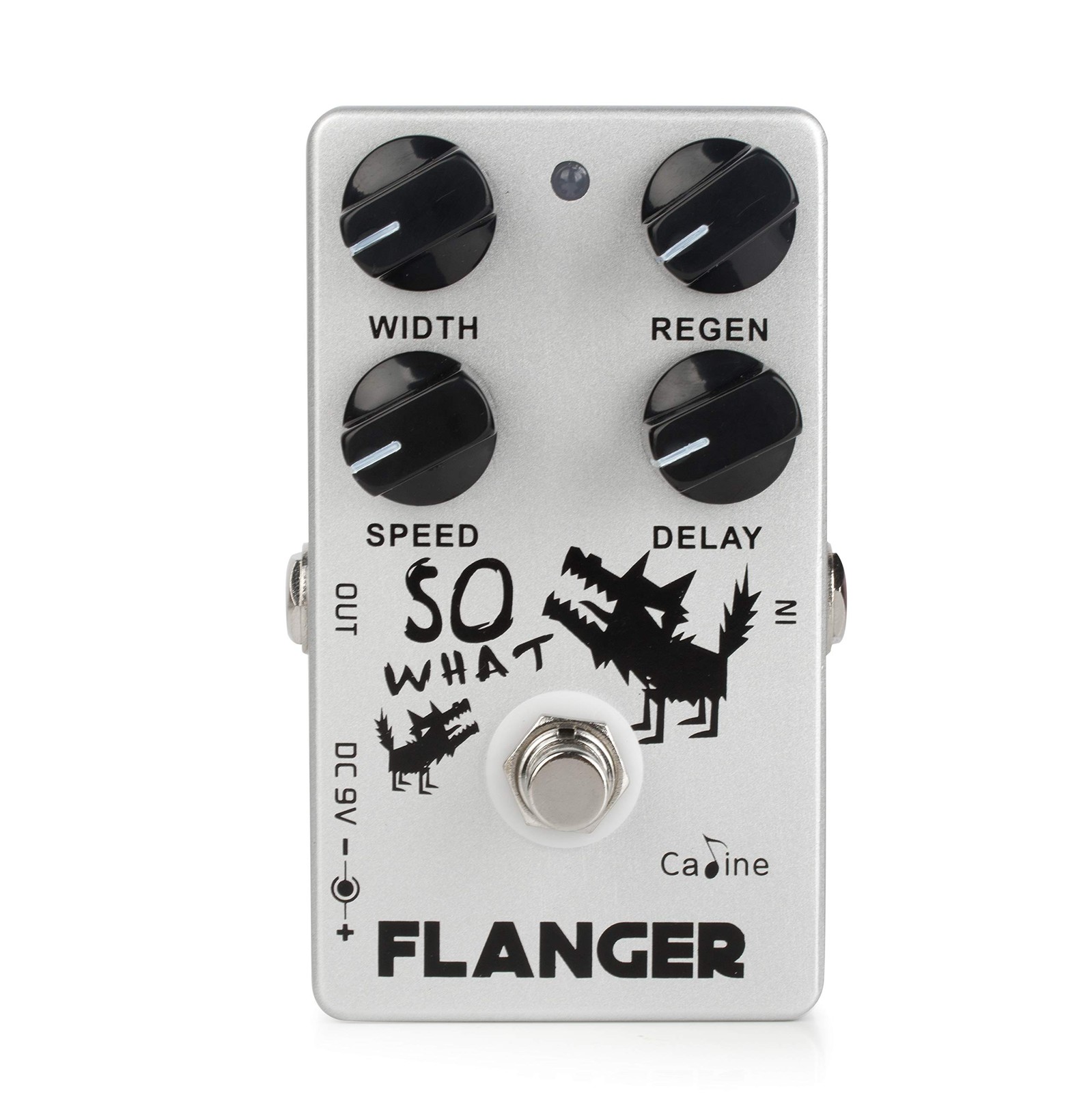 Silver Guitar Effect Pedal Bbd Analog True Bypass Adjustable Sound Shaping