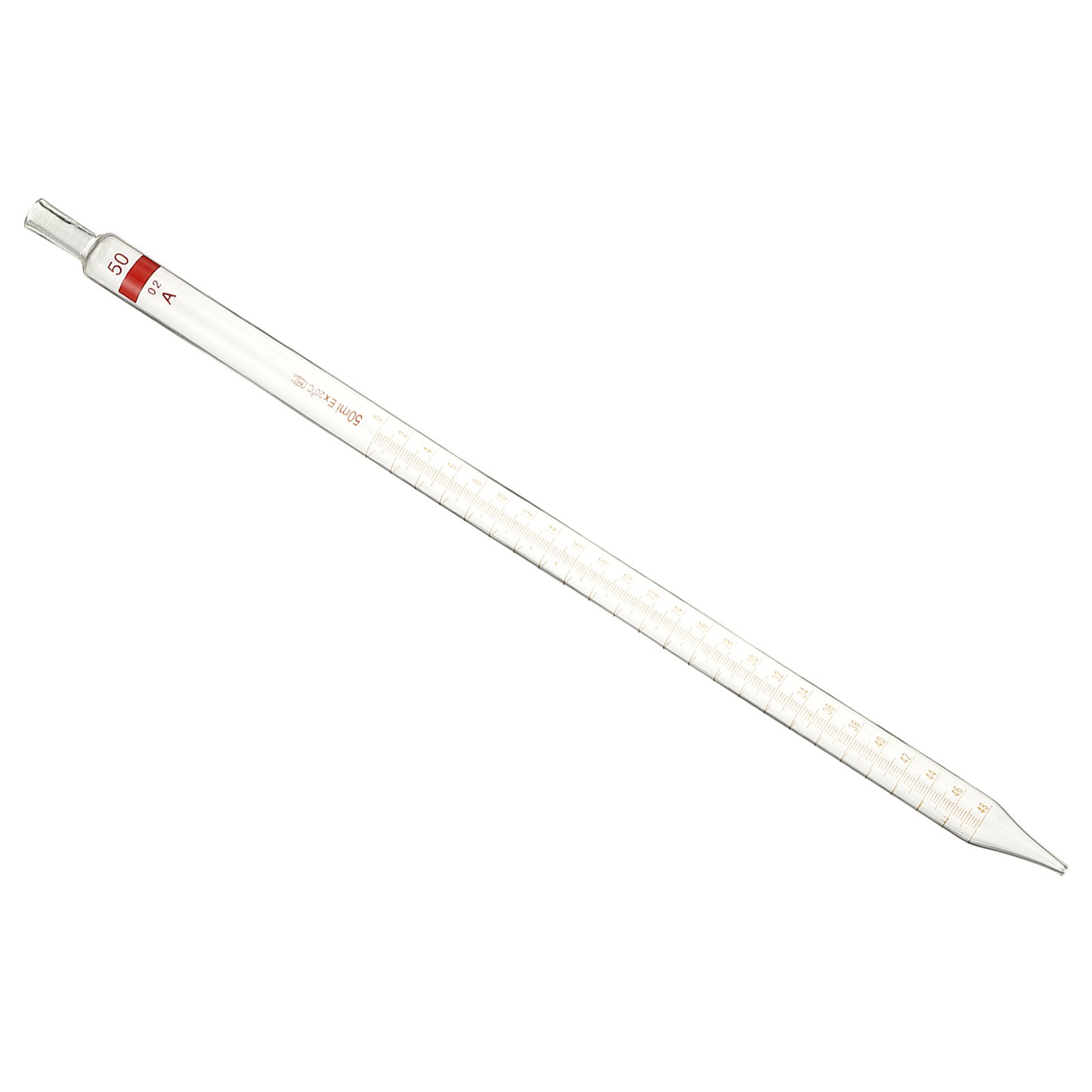 4 Pcs Graduated Dropper Pipettes 50ml Borosilicate Glass Pipette Clear