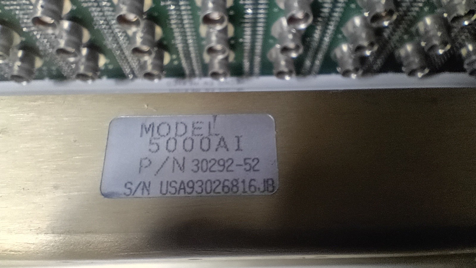 Optelecom System 5000AI Fiber Optic Mil-STD-1553 5MHz Ref. Clock