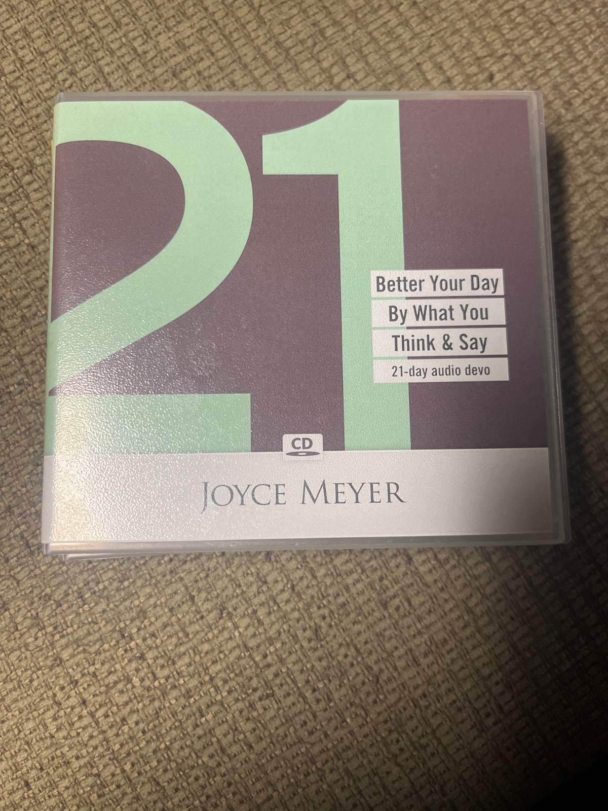 BETTER YOUR DAY BY WHAT YOU THINK & SAY 21 Day Devotional CD Joyce Meyer NEW
